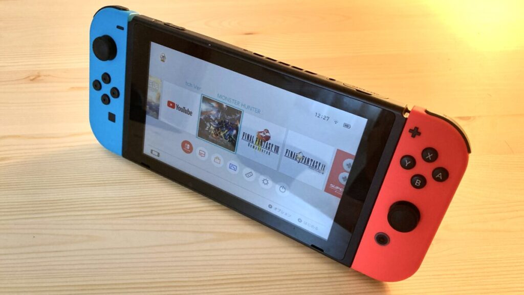 Nintendo Switch本体の写真