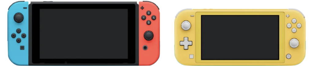 Nintendo Switchとライトの大きさ